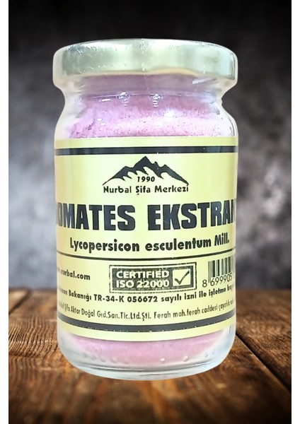 Domates Ekstrak (Likopen) 50 gr