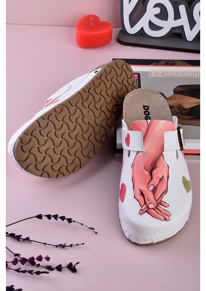 8084 El Ele Baskılı Konfort Sabo Terlik fiyatları