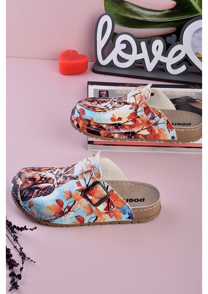 8075 Baykuş Baskılı Konfort Sabo Terlik fiyatları