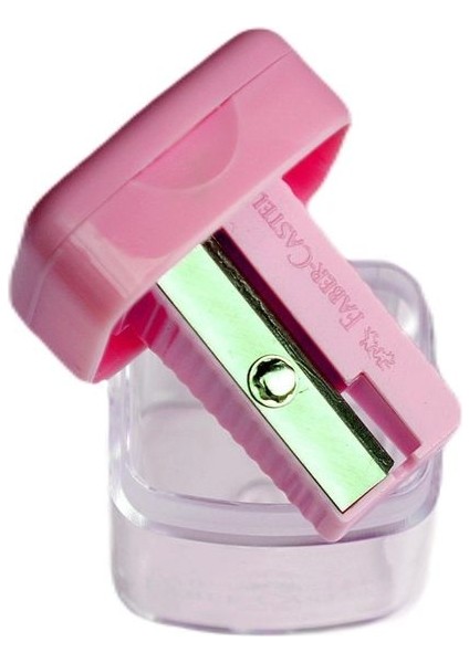 Faber Castell Tek Gözlü Mini Box Kalemtıraş Pastel Pembe fırsatları