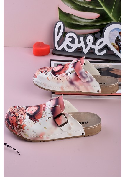 8078 Bisiklete Binen Kız Baskılı Konfort Sabo Terlik fiyatları