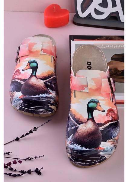 8083 Ördek Baskılı Konfort Sabo Terlik fiyatları