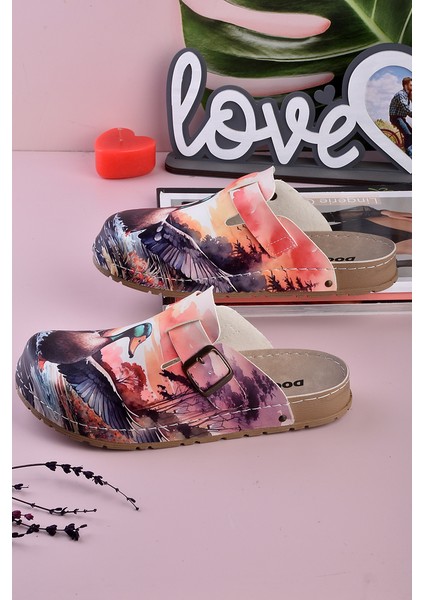 8083 Ördek Baskılı Konfort Sabo Terlik fırsatları