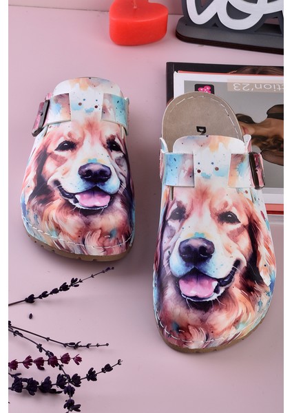 8091 Köpek Baskılı Konfort Sabo Terlik fiyatları