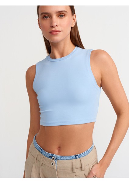 30125 Crop Top-Mavi