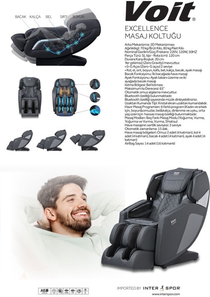 Excellence Masaj Koltuğu indirimleri