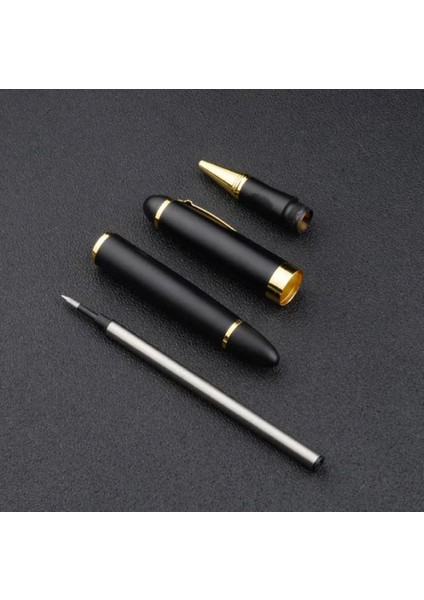 Kişiye Özel Yüksek Kaliteli Siyah Tükenmez Kalem Metal Imza Kalemi Rollerball Kalemler fiyatları