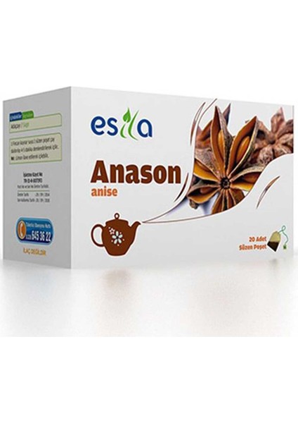 Toptanbulurum Anason Çayı 20 Li.