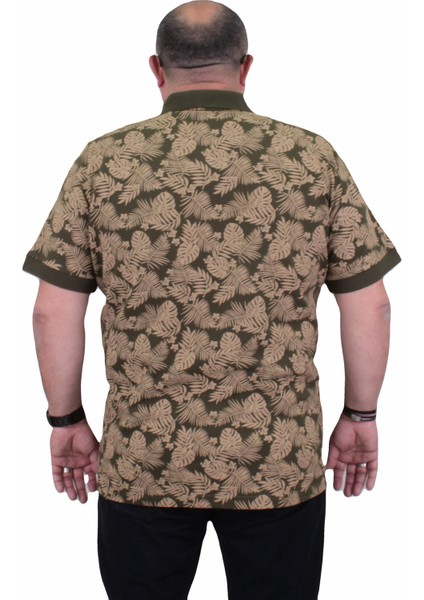Mocgrande Erkek Büyük Beden Polo Yaka T-Shirt Hawai 24455 Askeri Yeşil fiyatları