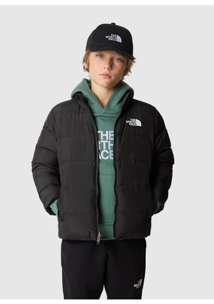 The North Face Siyah Erkek Çocuk Mont NF0A82YUJK31 Teen Reversıble North