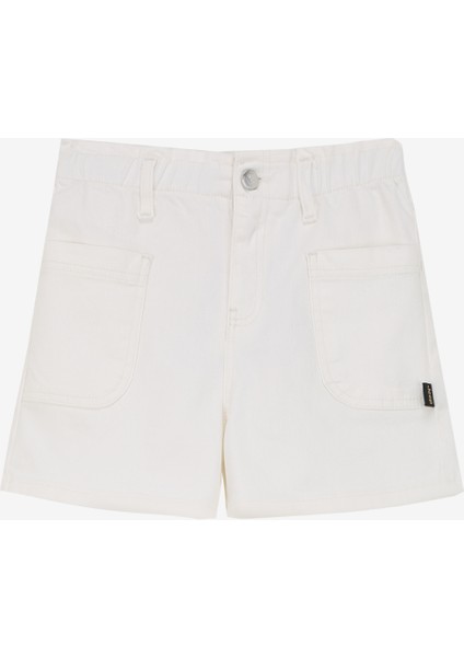 Ekru Kız Çocuk Relaxed Şort C4SG-SHT4015