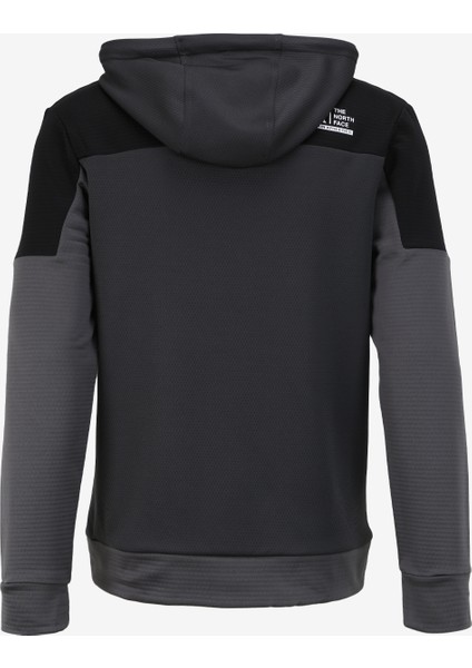 Gri Erkek Kapüşon Yaka Normal Kalıp Sweatshirt NF0A87J3XIU1_PULL On Fleece Hoodıe fiyatları