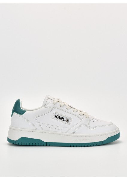 Beyaz - Yeşil Kadın Sneaker KL63024 01F
