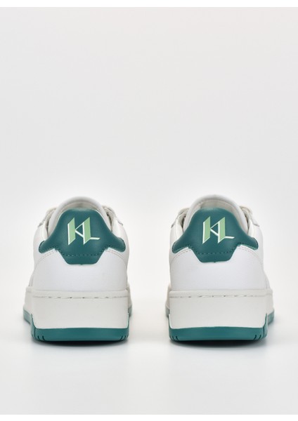 Beyaz - Yeşil Kadın Sneaker KL63024 01F fırsatları