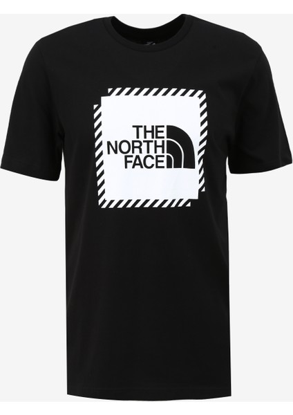 The North Face Siyah Erkek Bisiklet Yaka  Standart Fit Baskılı T-Shirt NF0A894YJK31_M Bıner Graphıc 2 Tee