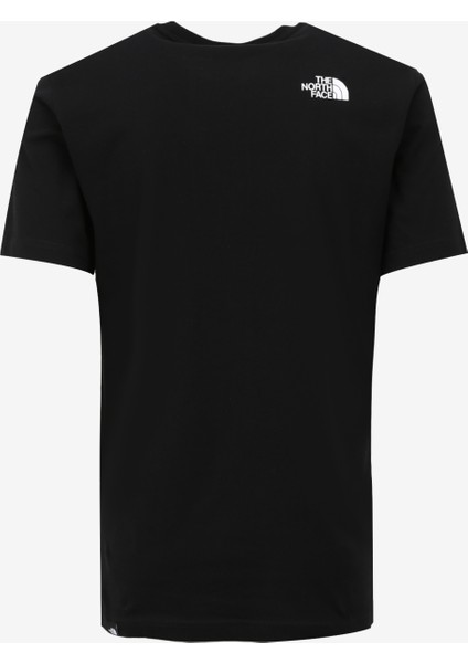 The North Face Siyah Erkek Bisiklet Yaka  Standart Fit Baskılı T-Shirt NF0A894YJK31_M Bıner Graphıc 2 Tee