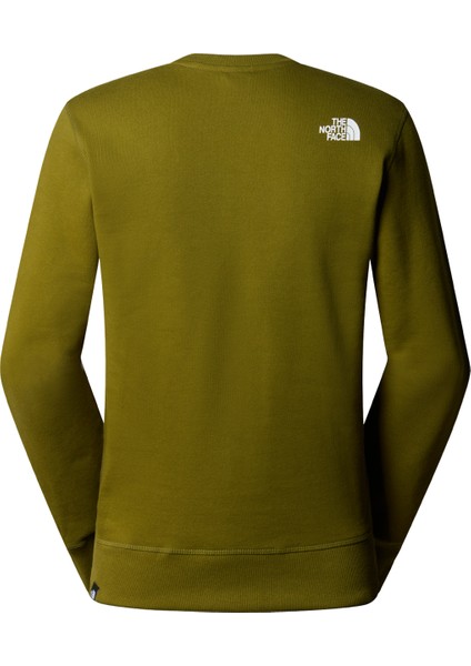 The North Face Yeşil Erkek Bisiklet Yaka Sweatshirt NF0A7X1IPIB1_M Sımple Dome Crew