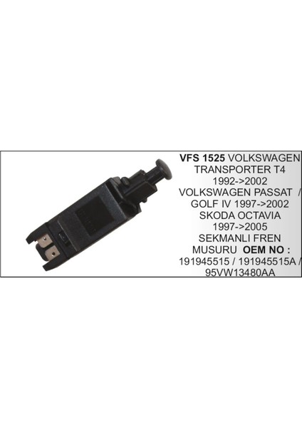 Fren Salteri Passat Sekmanli 96-2000 Vfs 1525 504629980