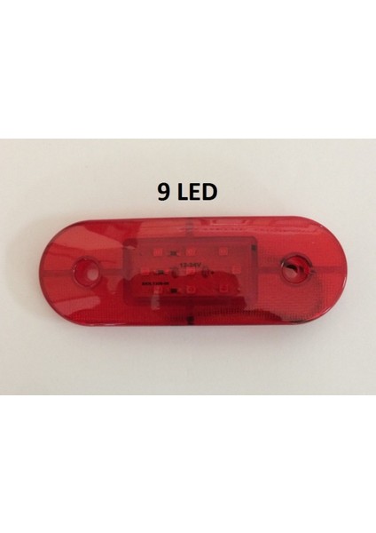 Side Marker Lamba Braketsiz 24V Kirmizi 504630560
