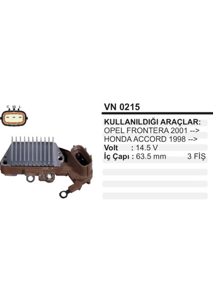 Konjektor 12V Suzuki Accord Frontera 3 Fisli 504632068