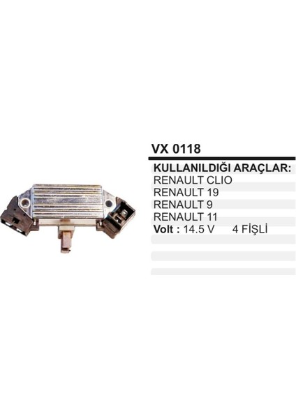 Konjektor 12V Renault R9 R11 4 Fisli 504629983