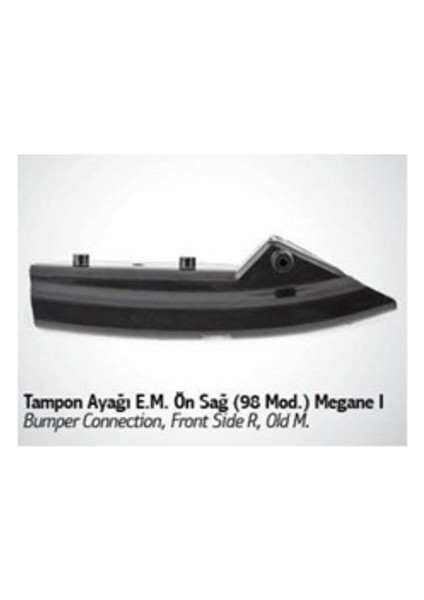 Ön Tampon Bağlantı Ayagi Sag Megane 1 1998- 504659089