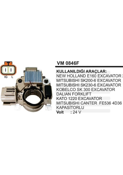 Konjektor 24V Canter 98> 2 Fis Ig L Uc Kapasitorlu 504628655