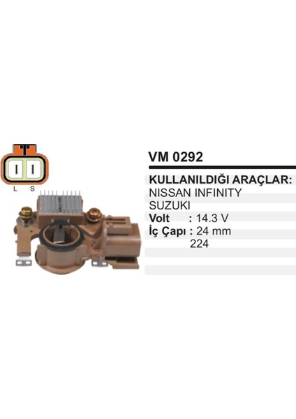 Konjektor 12V Nissan Infinity Suzuki Vitara 2 Fisl 504632656