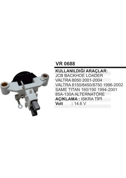 Konjektor 12V Jcb Valtra 8150 Same Titan 02> 504631040