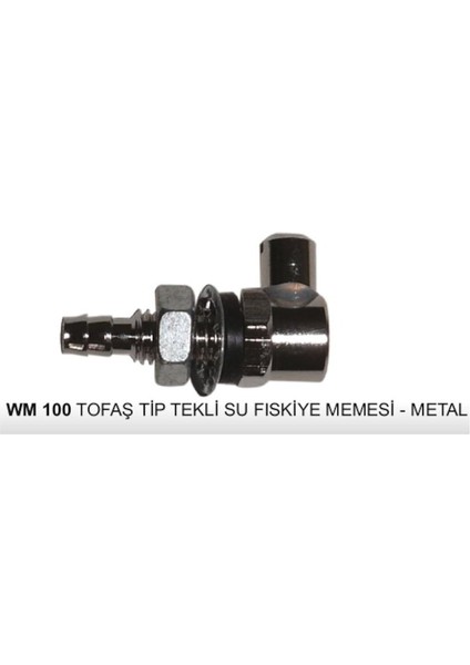 Su Fiskiye Memesi R12 Tofas Uyumlu Tipi Tekli Metal 504628285
