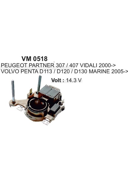 Konjektor Nits.peugeot Partner 307 407 504628034