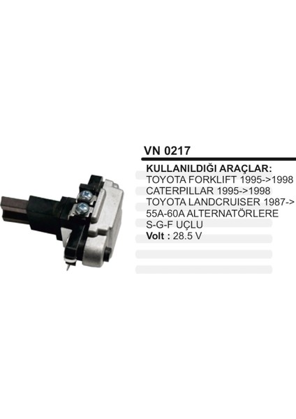 Konjektor 24V Toyota Uyumlu Forklift Landcruiser Cat. 504632655