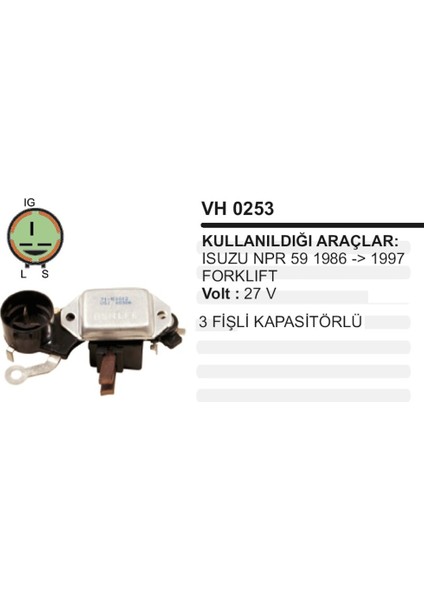 Konjektor 24V Isuzu Npr 86..97 Yuvarlak 3 Fisli 504628324