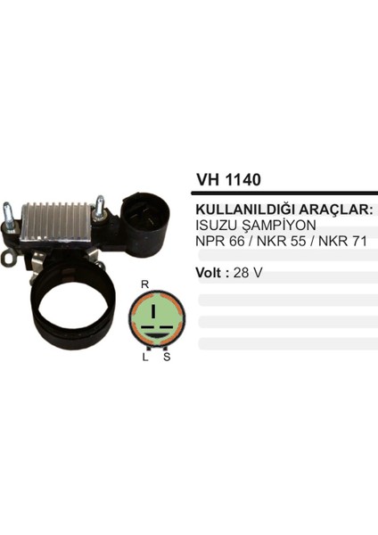 Konjektor 24V Sampiyon Npr 66 Nkr Yuvarlak 3 Fisli 504630492