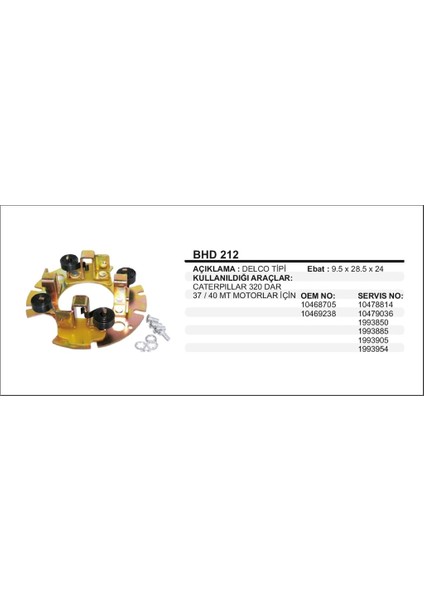 Fırça Taşıyıcı Caterpiller Dar Komur 504627492
