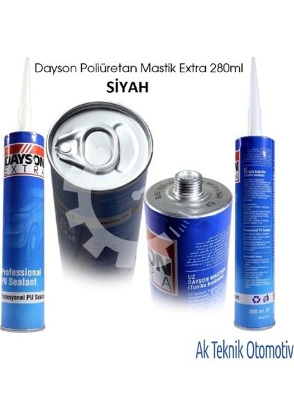 Poliuretan Extra Mastik 280ML Gri 504633827