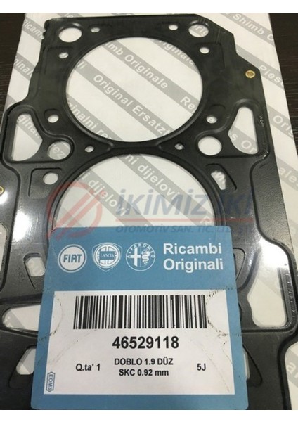 Silindir Kapak Contasi Doblo 1.9 Düz 0.92 mm 2ç 504605335