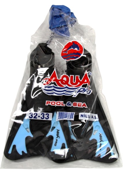 Aqua Pro Palet Çocuk Profesyonel Deniz ve Havuz Paleti 32/33 - Mavi