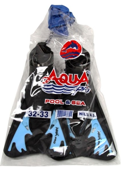 Aqua Pro Palet Çocuk Profesyonel Deniz ve Havuz Paleti 32/33 - Mavi