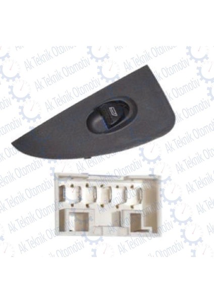 Cam Düğmesi Sag Tekli Doblo Palio Mavi Çerçeveli 504633750