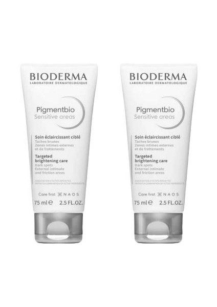 Pigmentbio Sensitive Areas Beyazlatıcı Krem 75 ml X2