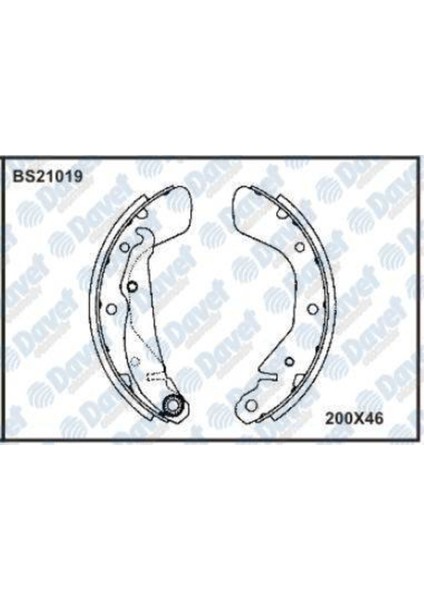Arka Fren Balata Pabuclu Astra F Lacetti 2005- Nubira 2003- Kalin 504615082