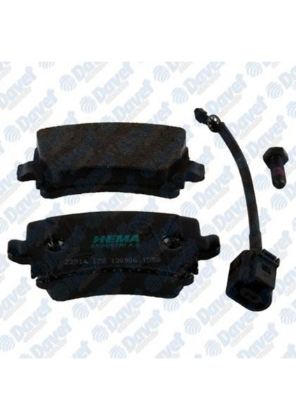 Arka Fren Balata A3 2003- A4 Passat 1,6fsi/1,9tdi/2,0tdi 1995-16 504611445