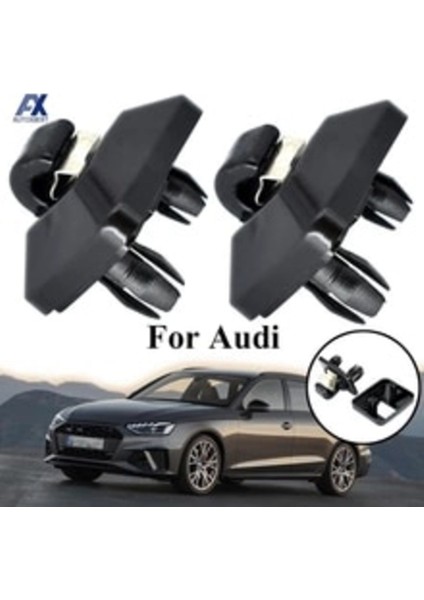 Audi A1- A3 - A4 - A5 - Q3 - Q5 Güneşlik Klipsi Siyah 504600613