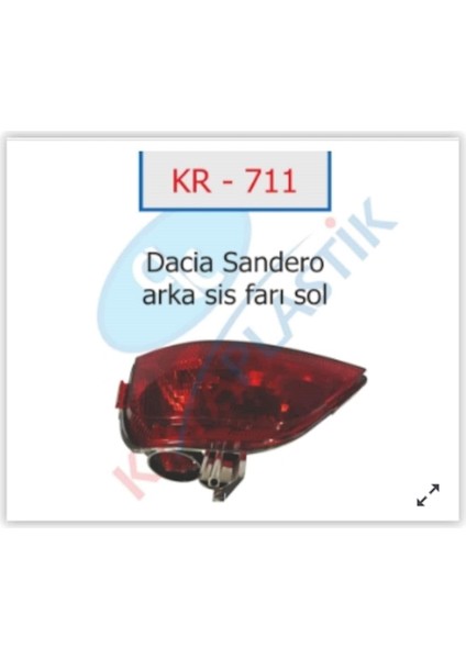 Arka Sis Far Lambasi Sol Symbol Megane 4 Sandero (Joy Model) 504647289