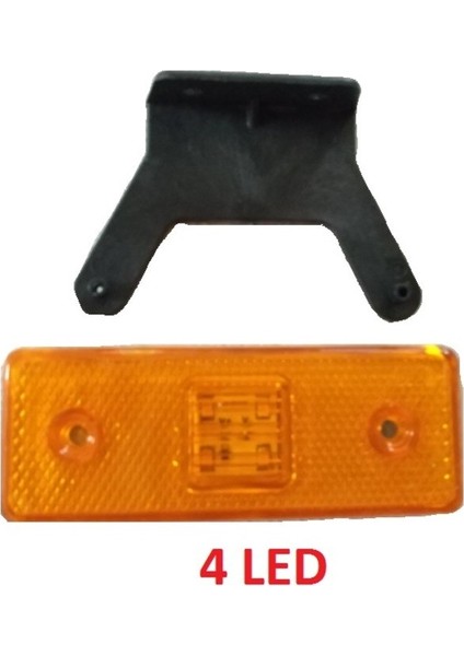Side Marker Lamba (Ledli) Braketli 24V Arkasi Duz 504631623
