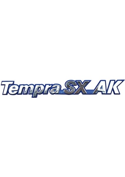 Tempra Sxak Mavi Bagaj Yazı