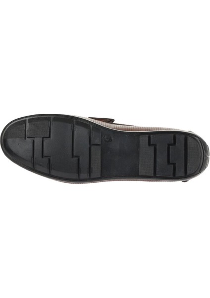 Kahverengi Deri Erkek Loafer 21MA204