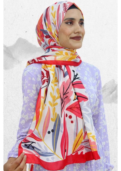 Harem Soft Yaprak Desen Şal EŞ5199-1