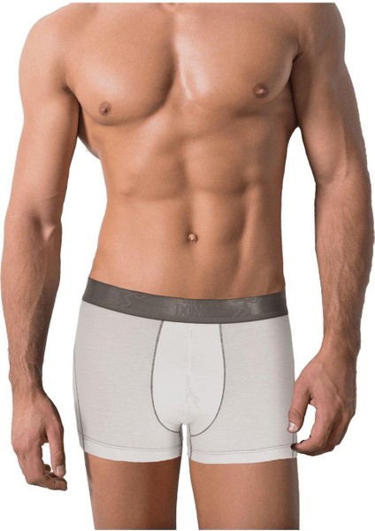 Bambu Sport Erkek Boxer Düz Beyaz